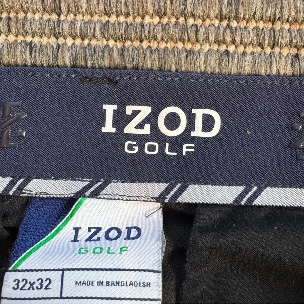 Izod Golf Black Pants Straight Leg